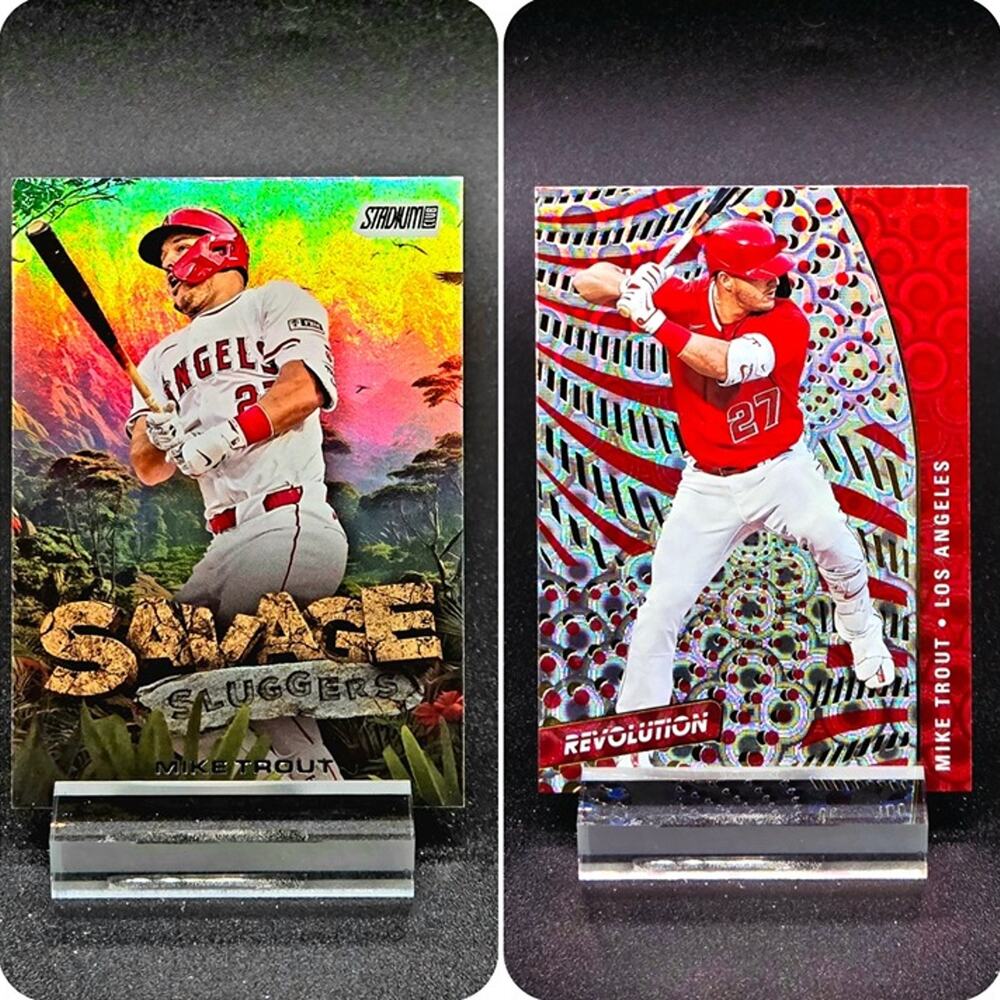 Mike Trout Savage Sluggers Revolution Groove Los Angeles Angels Star